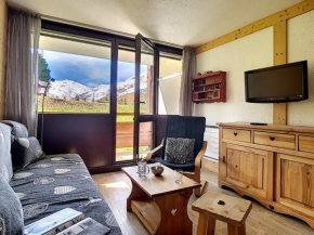 Superbe appt rénové de 37m² pour 6 pers, balcon sud, au pied des pistes de La Croisette - FR-1-344-748